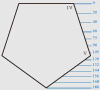 facial shapes and proportions of correct geometrical polygons